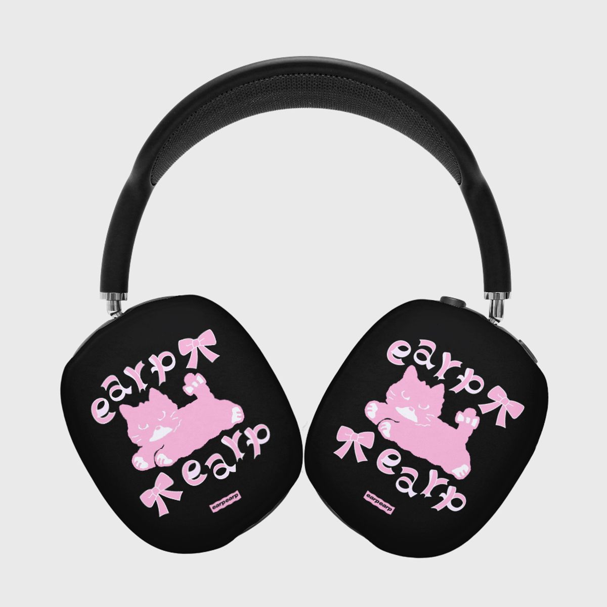 어프어프(EARPEARP) RIBBON PINK MERO-BLACK(에어팟맥스-하드)