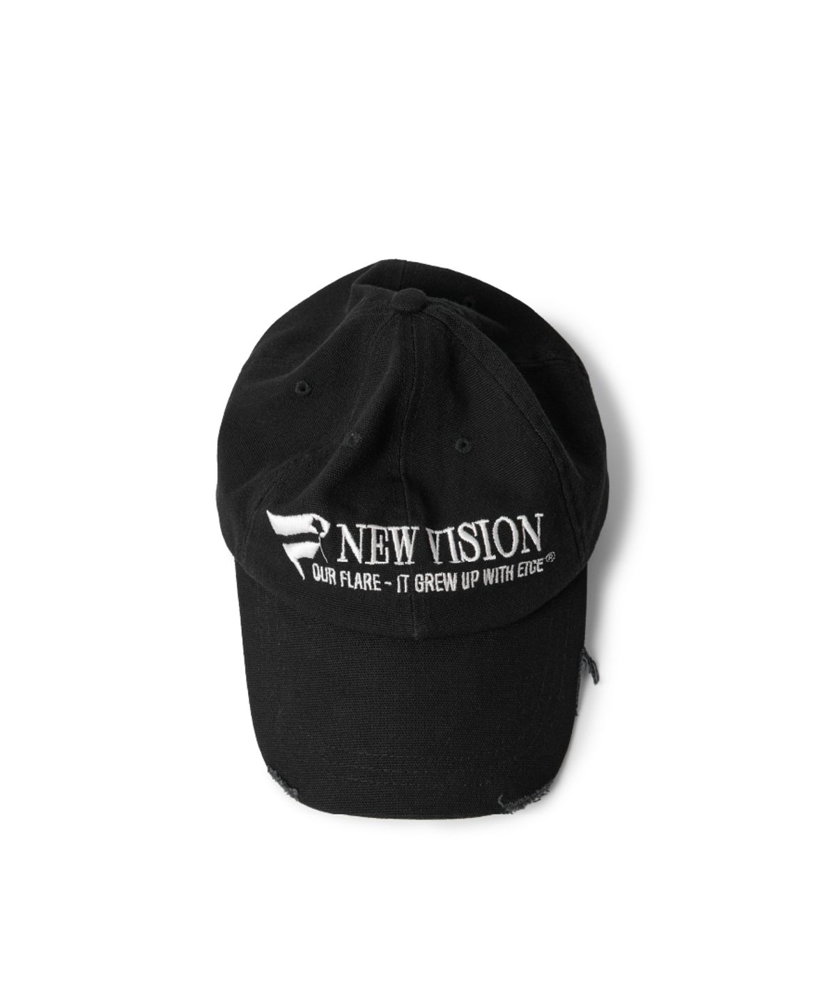 이티씨이(ETCE) New Vision Destroyed Washed Cap (Black)