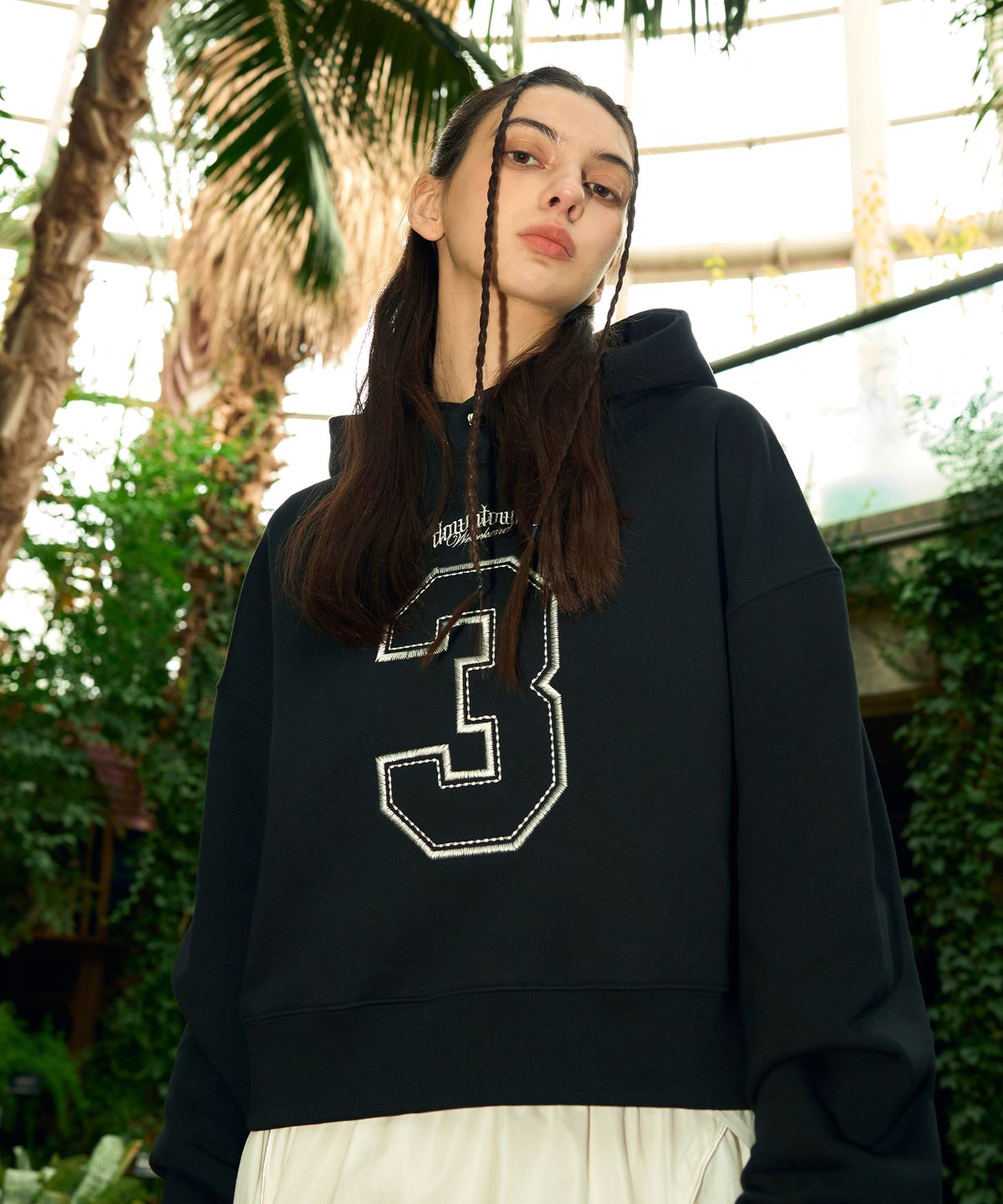 라티젠(LARTIGENT) L9 BIG NUMBER HOODIE(BLACK)