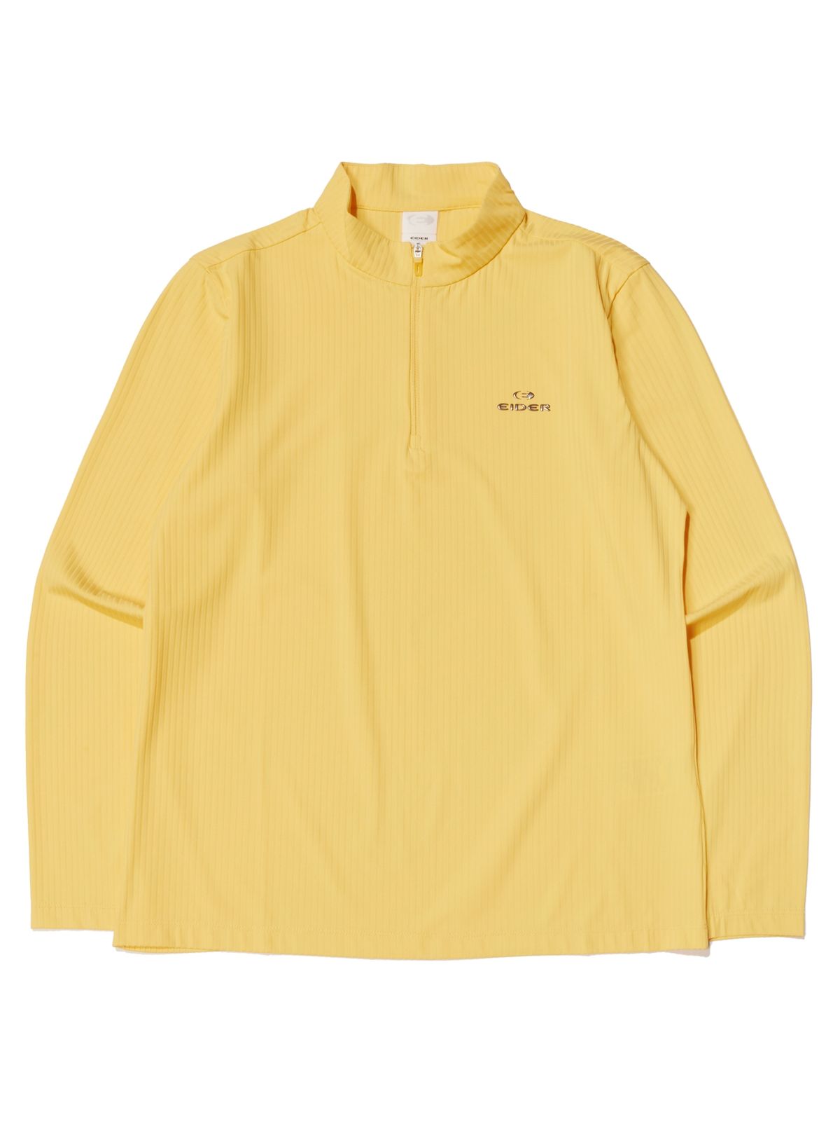 아이더(EIDER) STLAY (스트레이) β 긴팔짚업 티셔츠_YELLOW MUSTARD