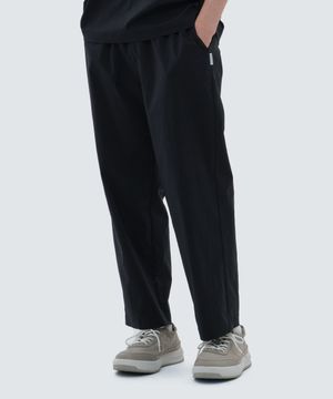 루트 세미 와이드 팬츠 Black (S24MMRPT21)