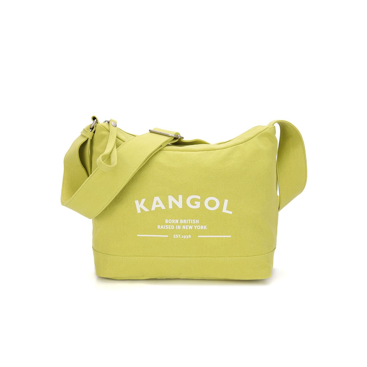 캉골(KANGOL) 바이오 캔버스 라지 크로스백 3297 라이트그린