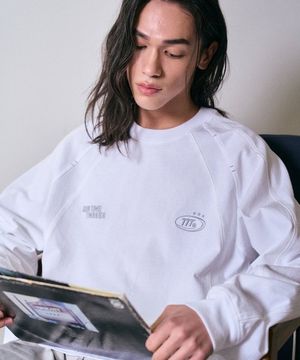 공용) 오버사이즈 라글란 롱 슬리브_RAF1TR3701WT