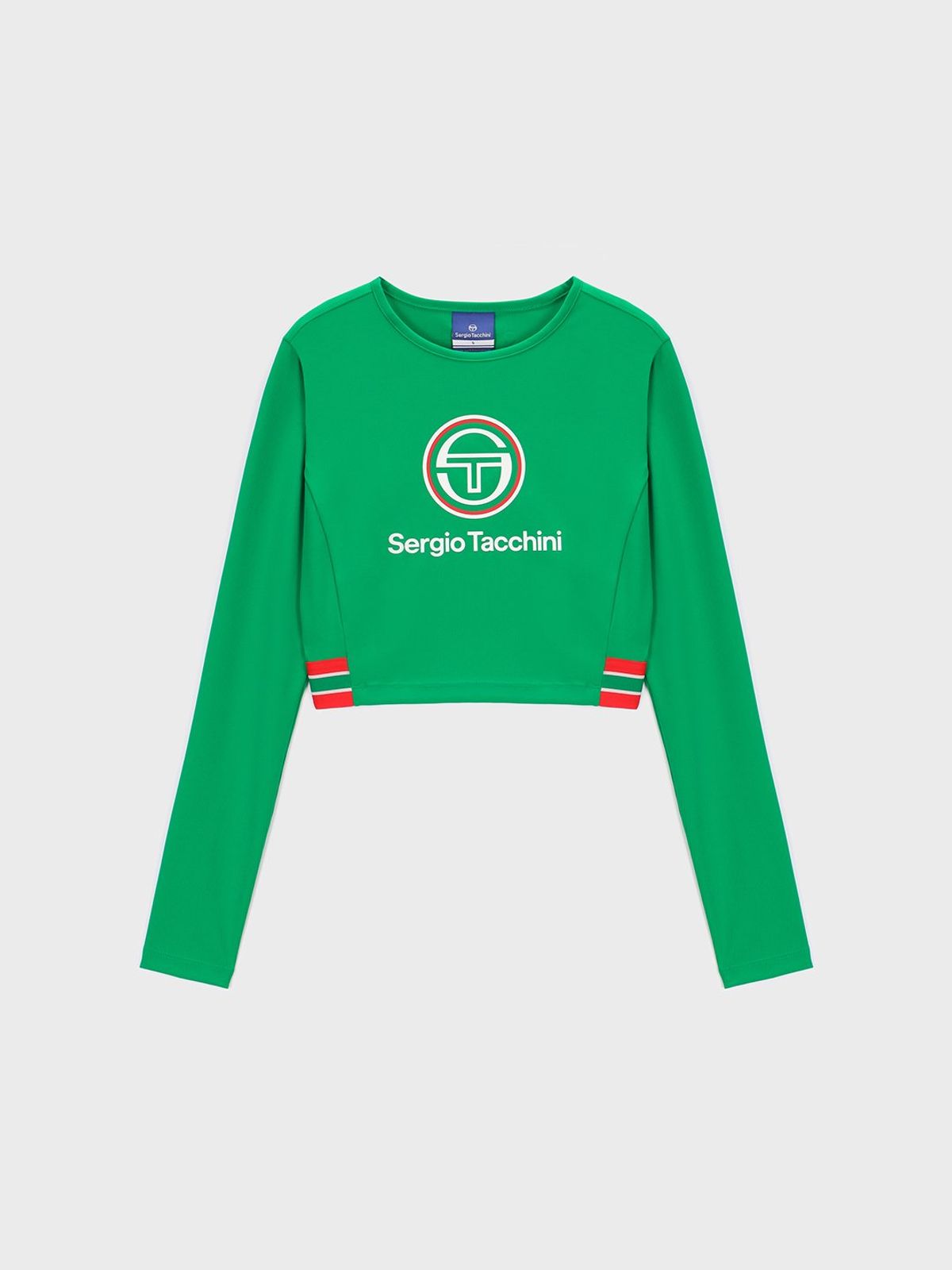 세르지오 타키니(SERGIO TACCHINI) W 플래그 립 아트웍 티셔츠 (Green)