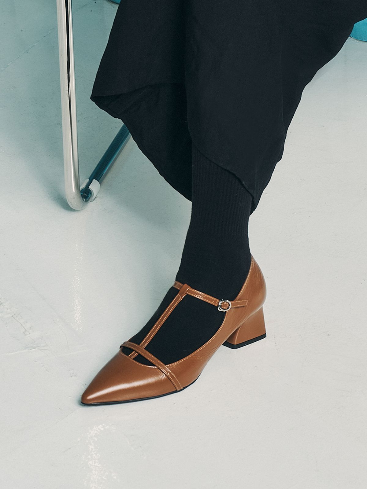 루시크루(LUCY CREW) Mary Jane Loafer LC300_5cm
