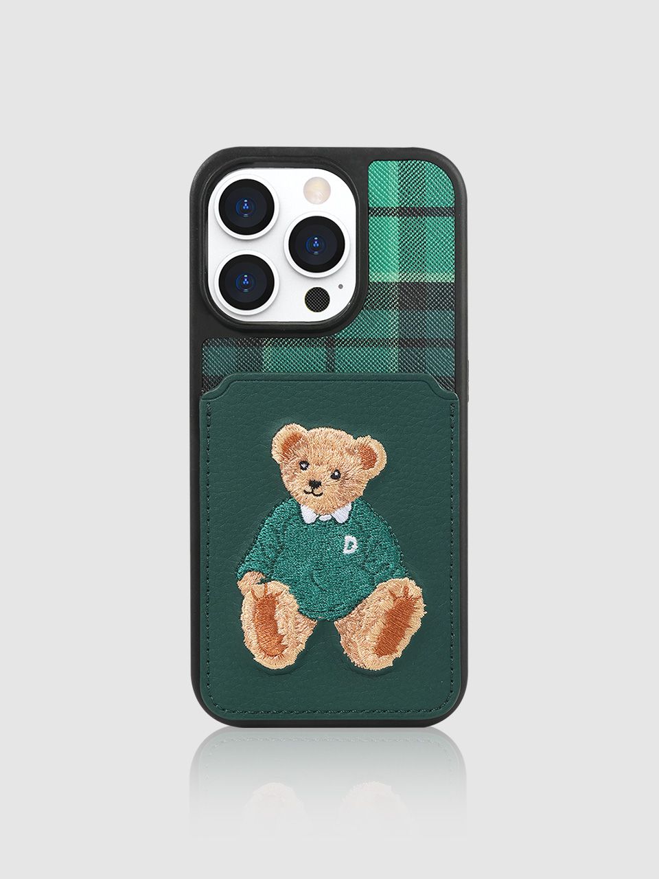 ★DESIGN SKIN★ Running embroidery pocket case green hogun MUSINSA | DESIGNSKIN iPhone 15/14/13 Pro · Pro Max Classic