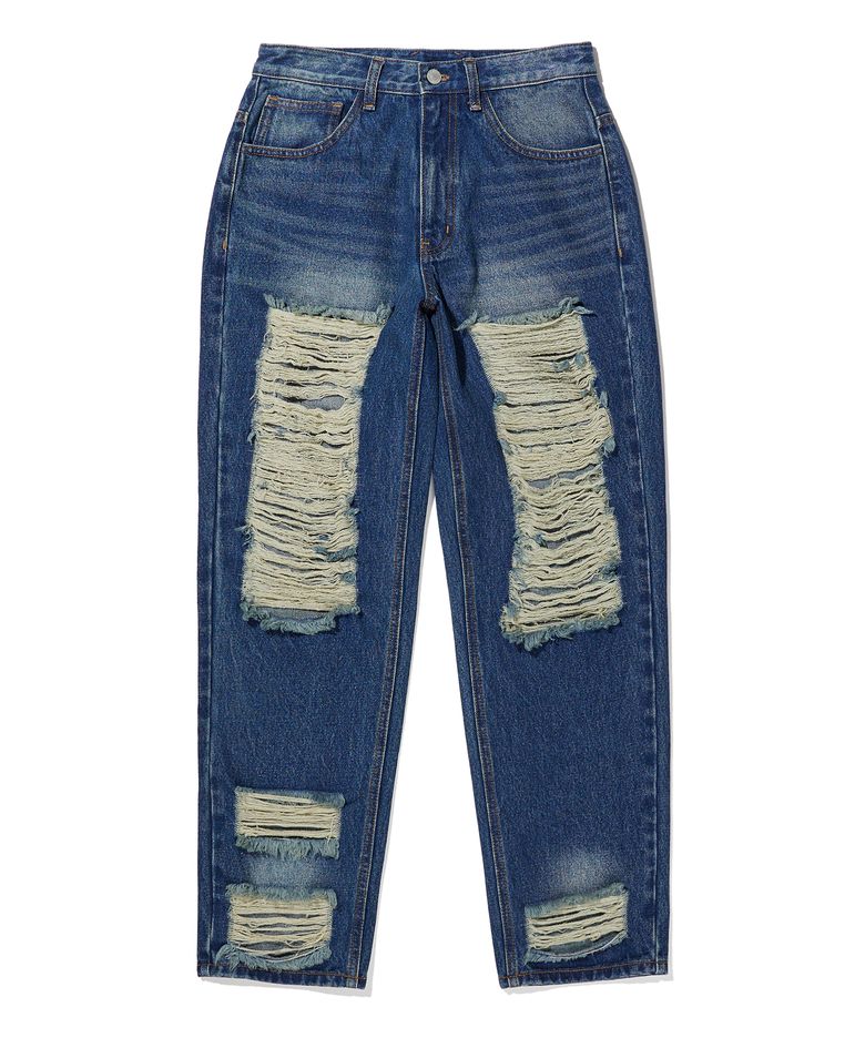 MESS DESTROYED JEAN - INDIGO