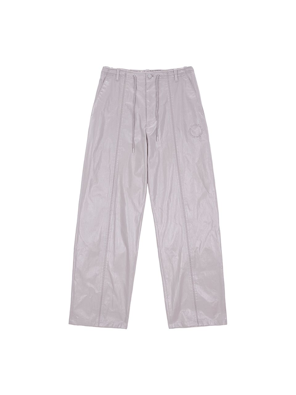 MATIN KIM ■ TUCK LINE COATING PANTS MUSINSA | MATIN KIM TUCK LINE COATING PANTS IN LIGHT PINK