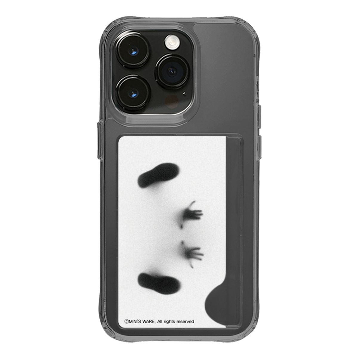 미니스웨어(MINI'S WARE) [아이폰17추가] SILHOUETTE CARD JELLY HARD CASE_SOLE