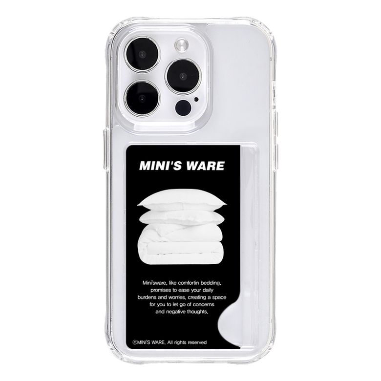 [미니스웨어] COMFORT CARD JELLY HARD CASE_BEDDING