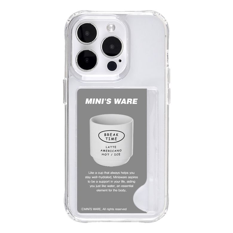 [미니스웨어] COMFORT CARD JELLY HARD CASE_CUP