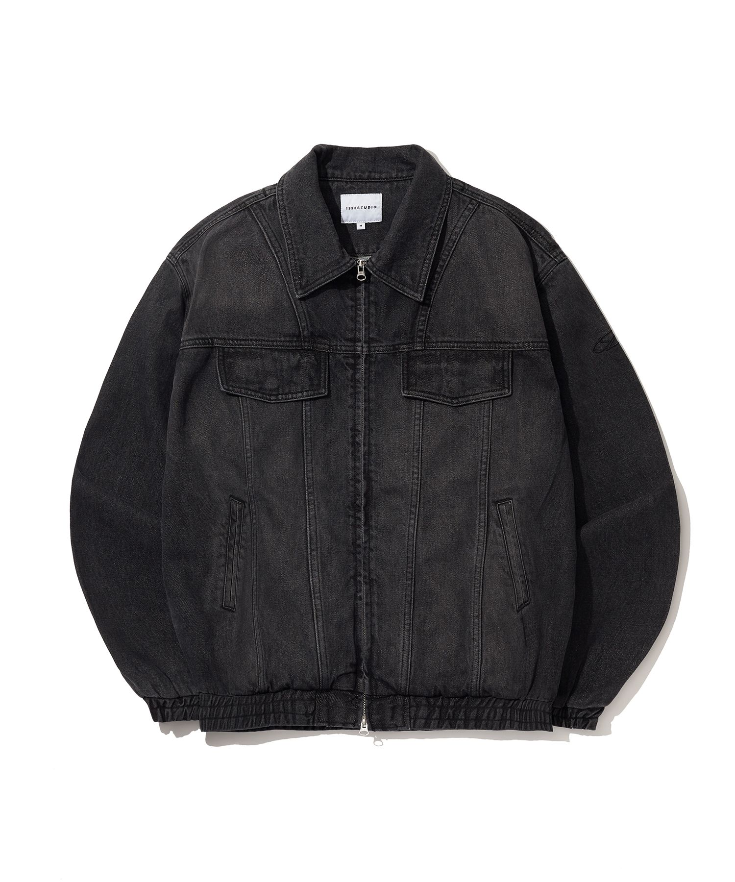 【1993studio】24SS★ Small Logo Vintage Washing Denim Jacket MUSINSA | 1993STUDIO Small logo vintage washed denim
