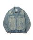 스몰 로고 빈티지 워싱 데님 자켓_라이트블루