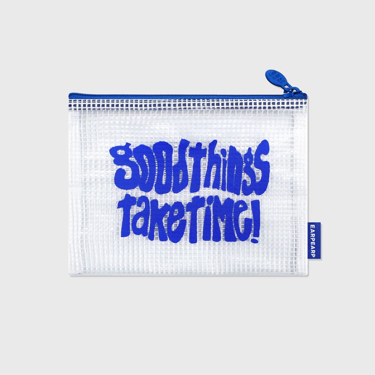어프어프(EARPEARP) GOOD THINGS TAKE TIME-CLEAR(PVC파우치-S)