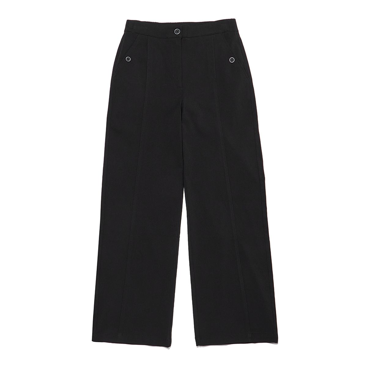 인터크루(INTERCREW) [24SS] 우먼스 세미 와이드 스판 팬츠 ITY1PL51ABK