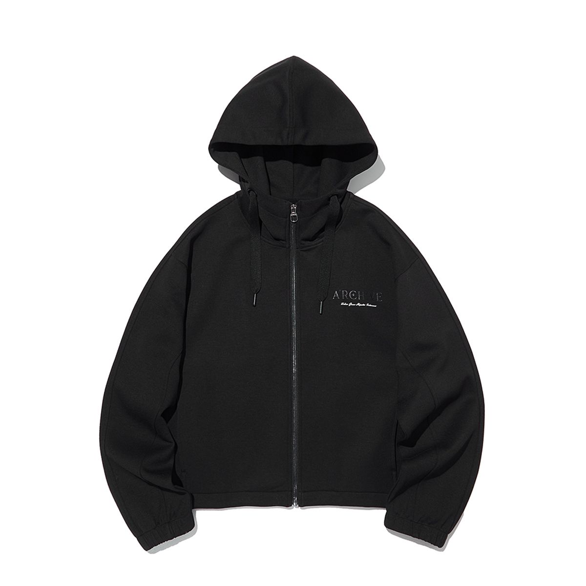 인터크루(INTERCREW) [24SS] 우먼스 호일 전사 후드 집업 ITY1DH53ABK