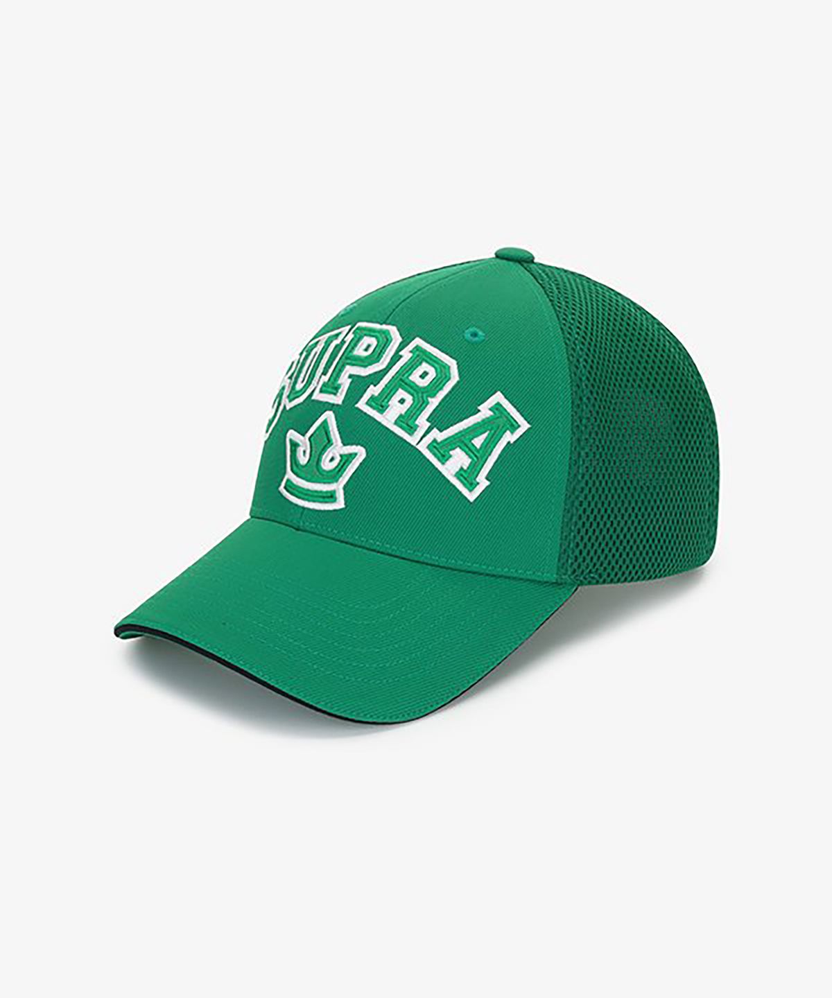 수프라(SUPRA) 바시티 로고 메쉬 로고 캡(GREEN)
