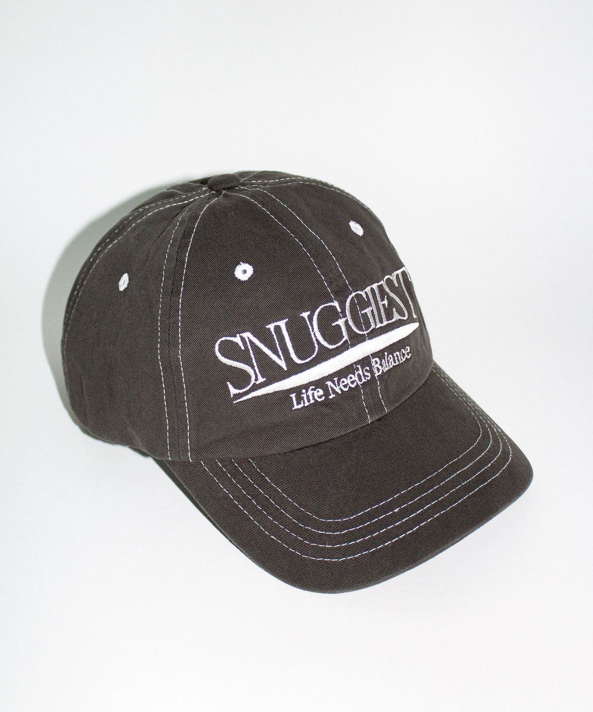 스너기스트(SNUGGIEST) SNGST 워시드 볼캡 [딥 챠콜]