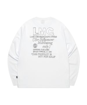 FN DOODLE LONG SLV TEE white