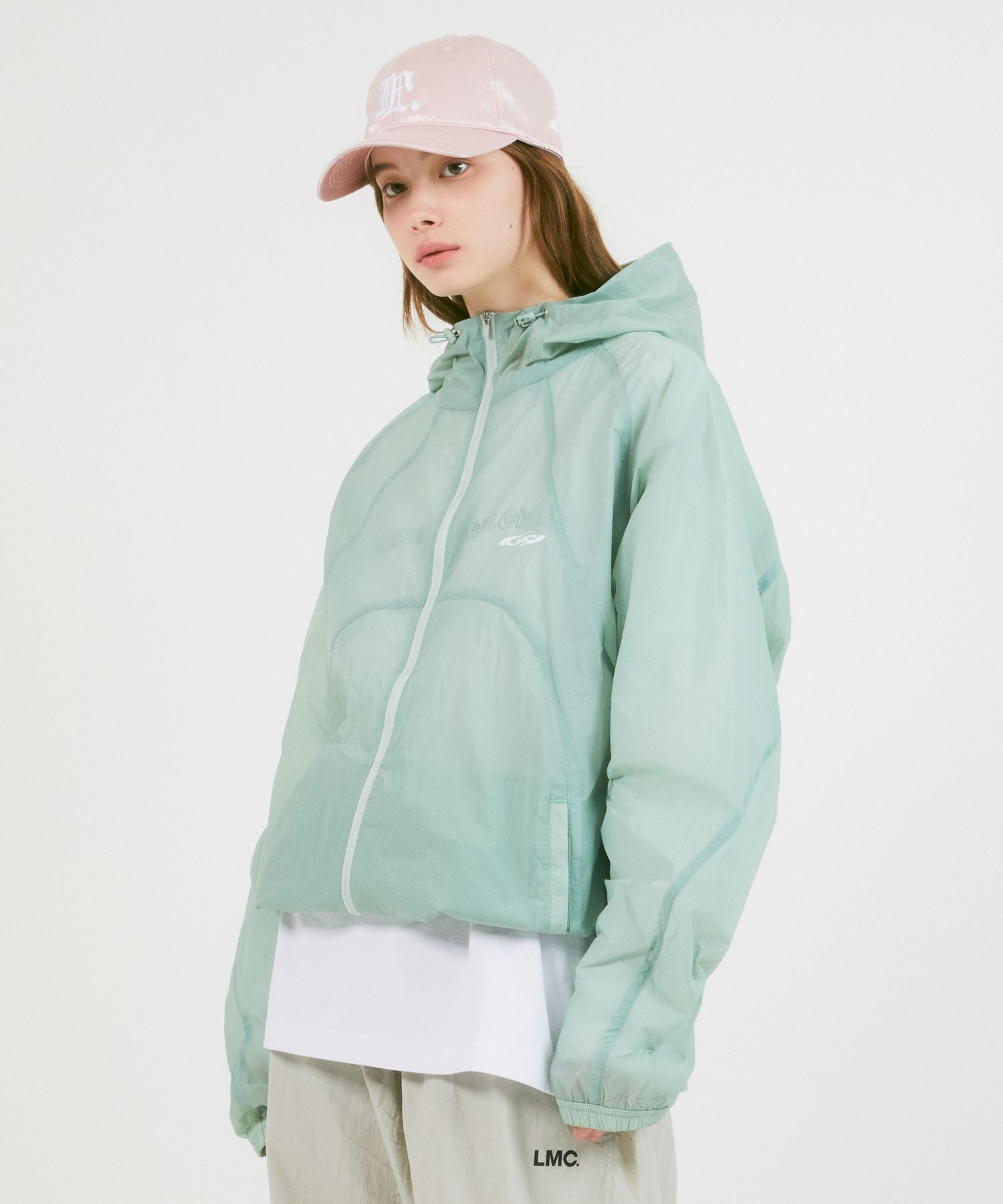 MUSINSA | LMC LIGHT WEIGHT NYLON JACKET gray khaki