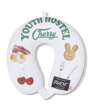 브런치 그래픽 목 베개 [화이트]