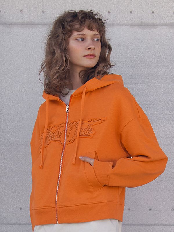 アウターその他 KIRSH Applique hooded zip-up melange gray KKSSCJJ502MGYM MUSINSA | KIRSH Wording Applique Hooded Zip-Up [Melange Grey]