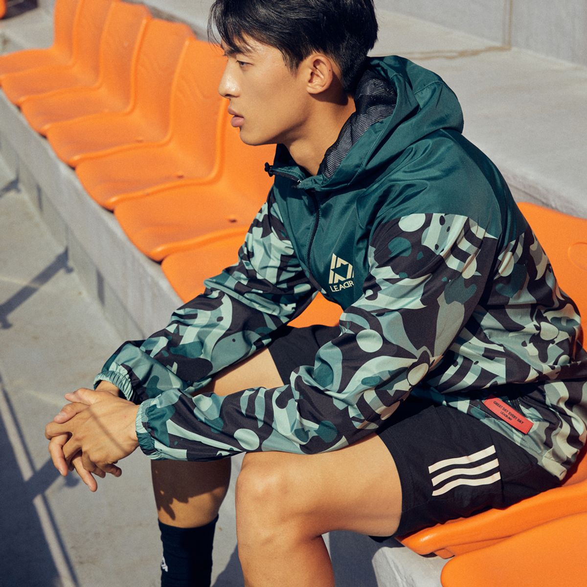리드로(LEADRAW) Triunfo 윈드브레이커 _ 그린