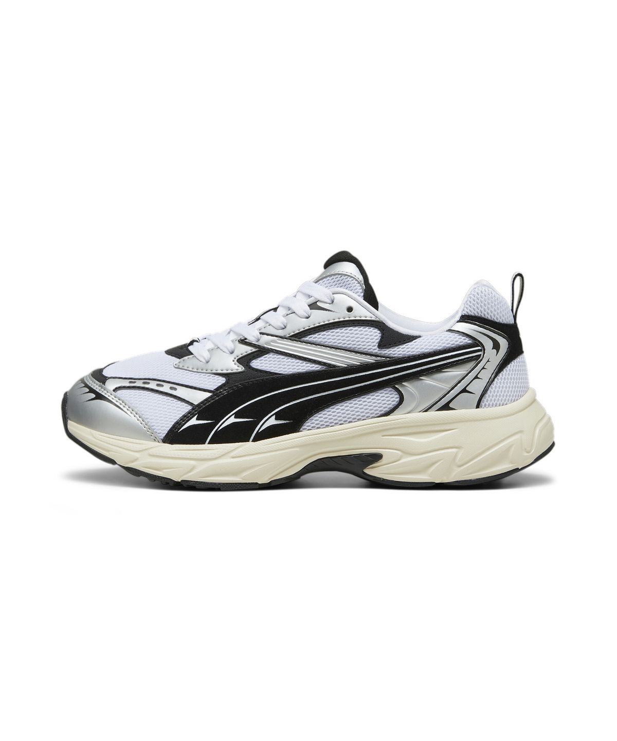 푸마(PUMA) 몰픽 레트로 - 화이트:블랙 / 395920-02