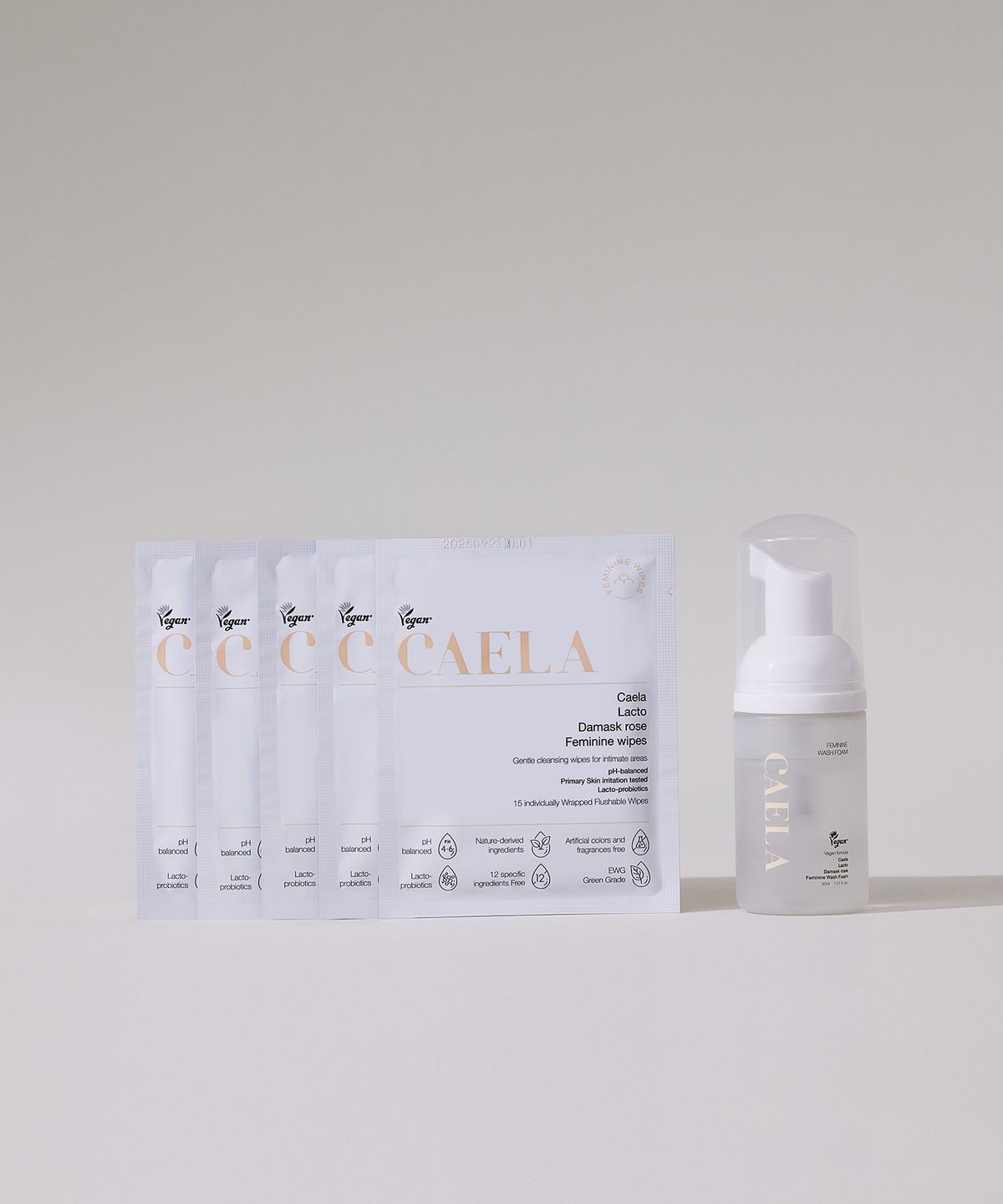 카엘라(CAELA) 여성청결제 트래블키트 (폼 30ml+티슈 5매)