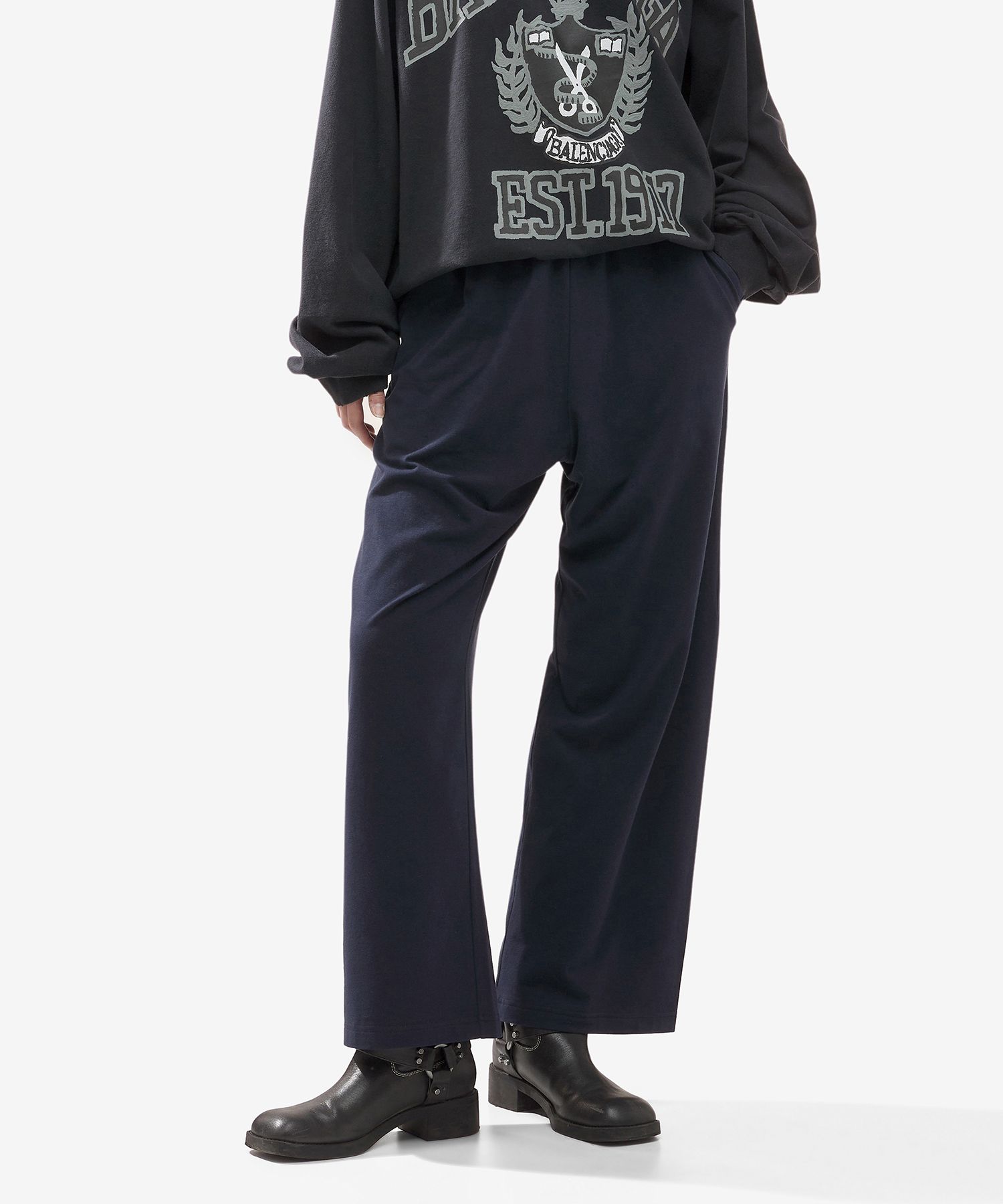 MUSINSA公式 | BALENCIAGA バギースウェットパンツ - ネイビー 