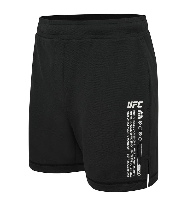 UFC 메쉬 릴렉스핏 쇼츠 5인치 블랙 U4SPV2313BK