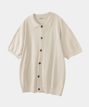 에센셜 카라 하프 니트 가디건 (IVORY)