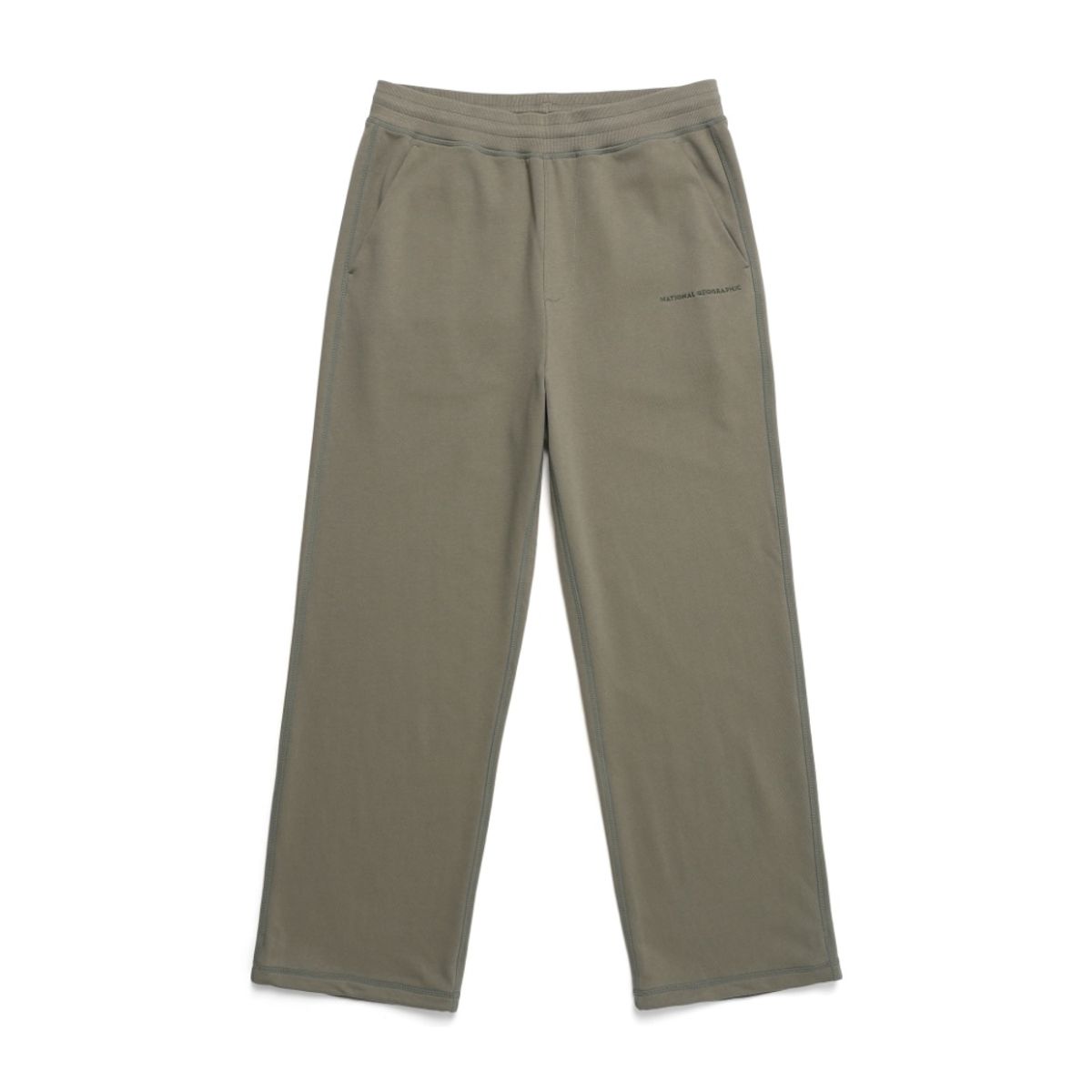 내셔널지오그래픽(NATIONALGEOGRAPHIC) N241UPT031 피타 세미 와이드 팬츠 LICHEN KHAKI