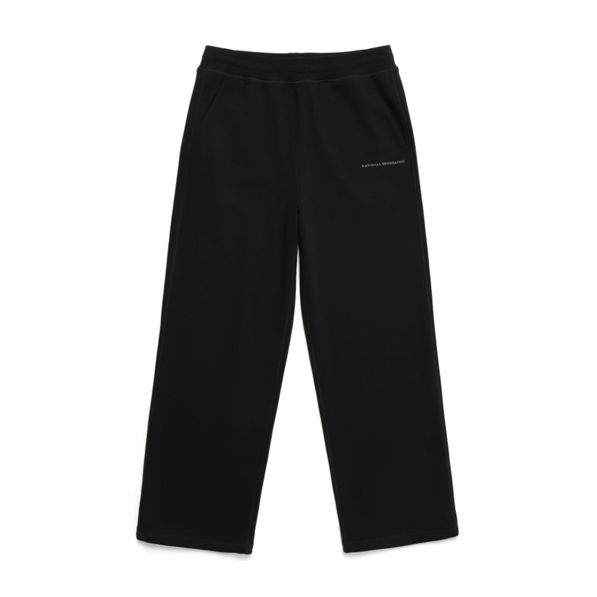 내셔널지오그래픽(NATIONALGEOGRAPHIC) N241UPT031 피타 세미 와이드 팬츠 CARBON BLACK