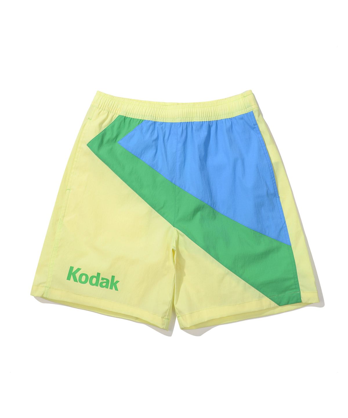 코닥(KODAK) 케이 컬러블럭 반바지 LIME