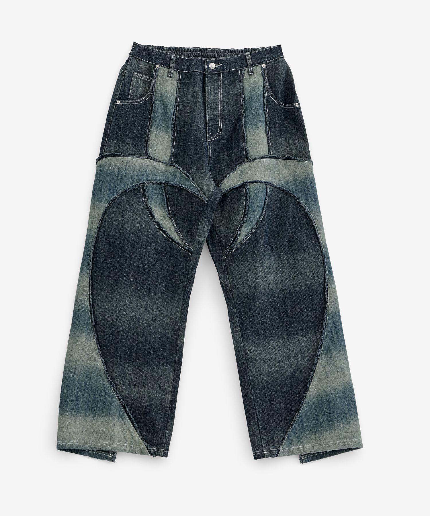 MUSINSA | XTONZ XM001 Tribal Cut Denim Pants