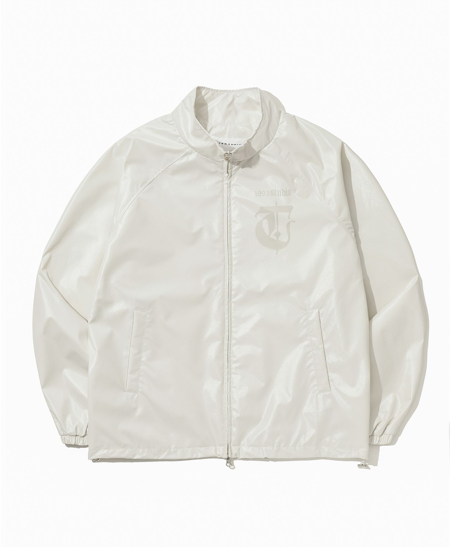 【1993studio】24SS★ 2WAY Glossy Windbreaker MUSINSA | 1993STUDIO 2WAY Glossy Windbreaker_Cream