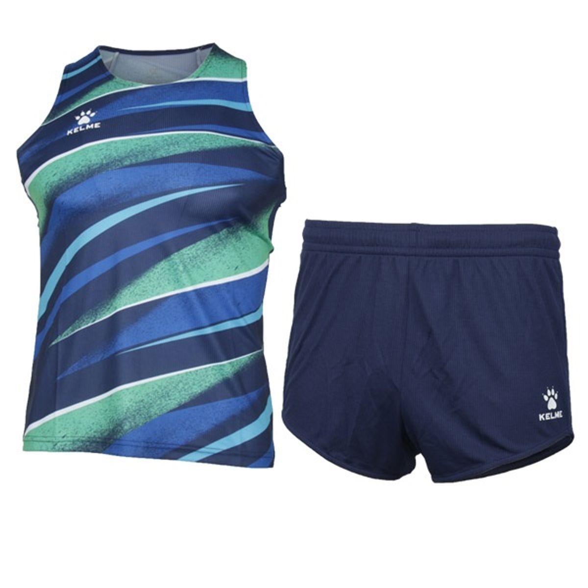 켈미(KELME) 8253QB1001 트레이닝 런닝복 상하의 세트 Navy Blue