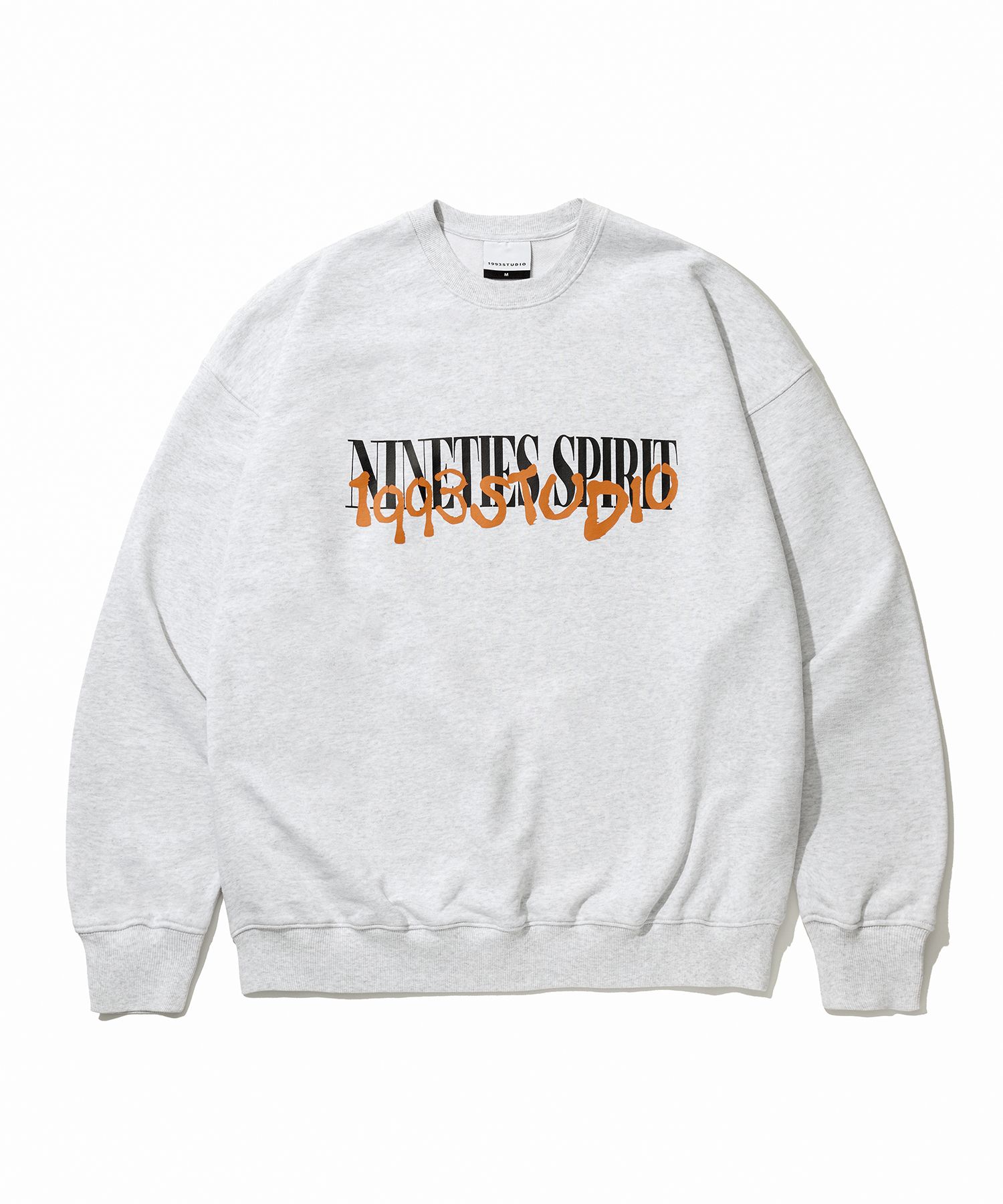 ◇1993studio◇ Nineties Spirit Sweatshirt Light Gray MUSINSA | 1993STUDIO Nineties Spirit Sweatshirt_Light Gray