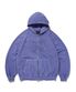 LOOSE SUADE HOOD ZIP UP [PIGMENT PURPLE]