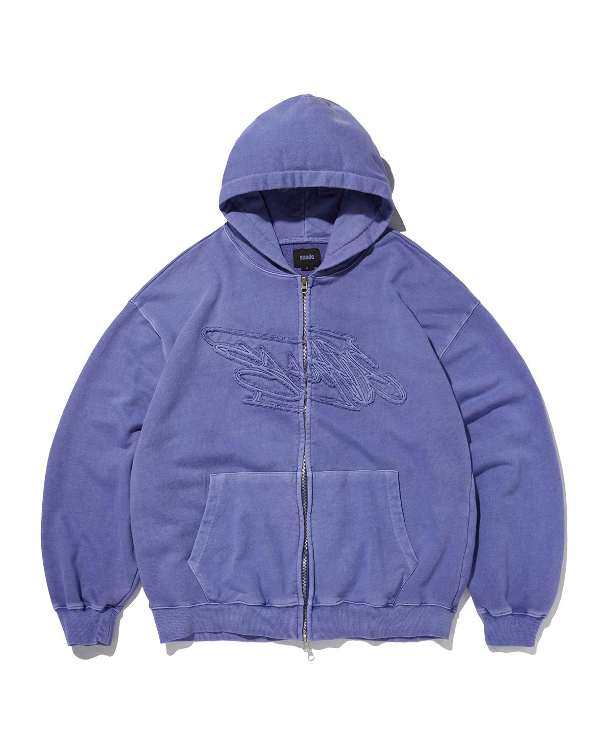 스웨이드(SUADE) LOOSE SUADE HOOD ZIP UP [PIGMENT PURPLE]