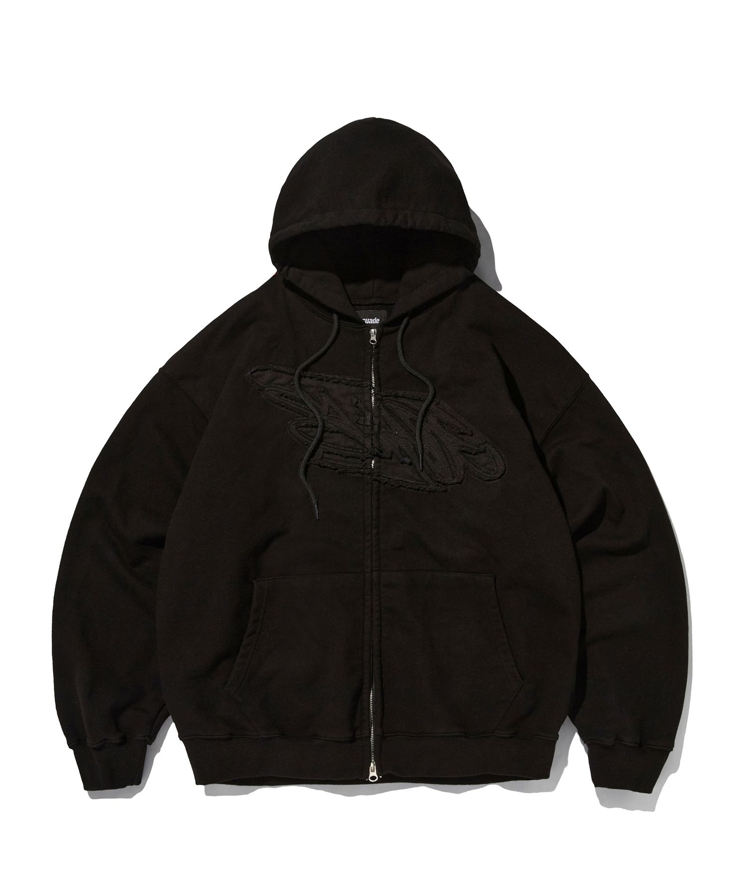 【Suade】Suade Huh Hoodie MUSINSA | SUADE HUH!! HOODIE [BLACK]