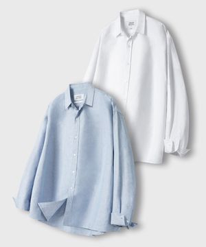 시티보이 오버핏 옥스포드 셔츠_3COLOR