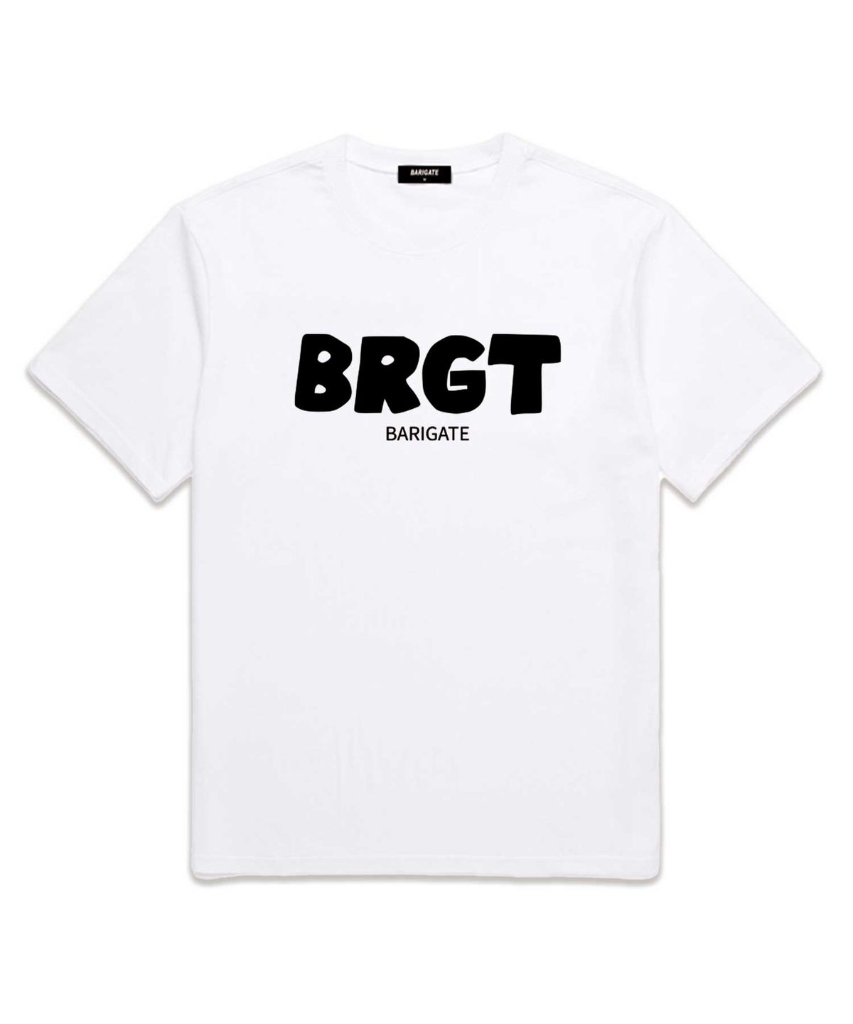 바리게이트(BARIGATE) BRGT Logo 반팔 티셔츠 (BS007) 화이트