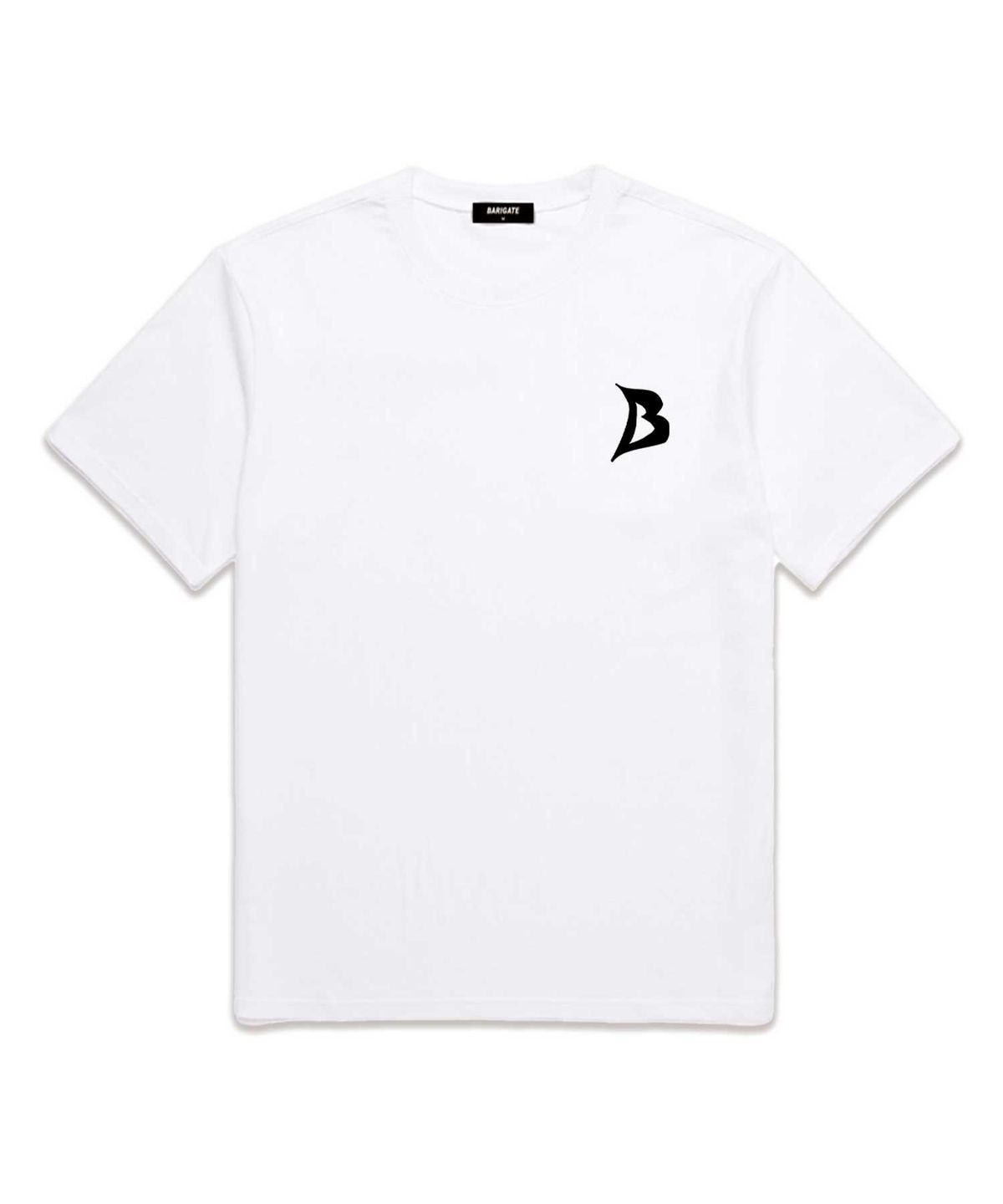 바리게이트(BARIGATE) B Small Logo 반팔 티셔츠 (BS009) 화이트