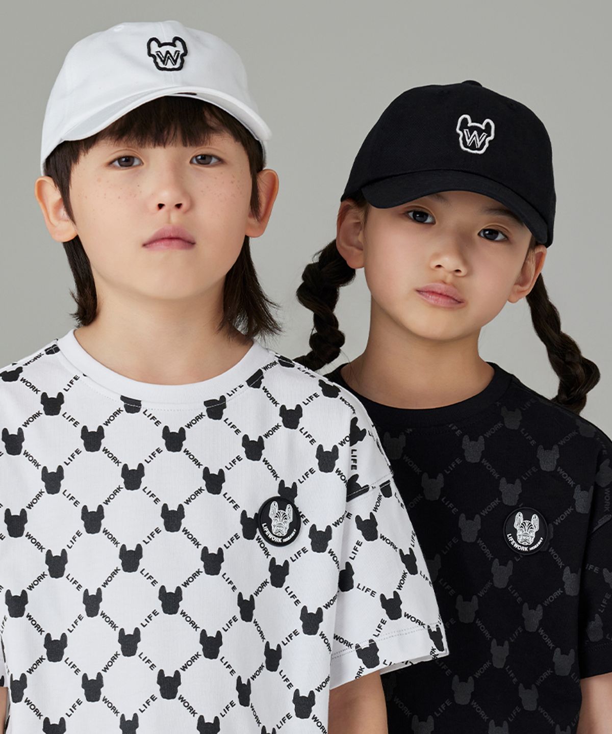 라이프워크 키즈(LIFEWORK KIDS) 키즈) W라독 자수 소프트 볼캡