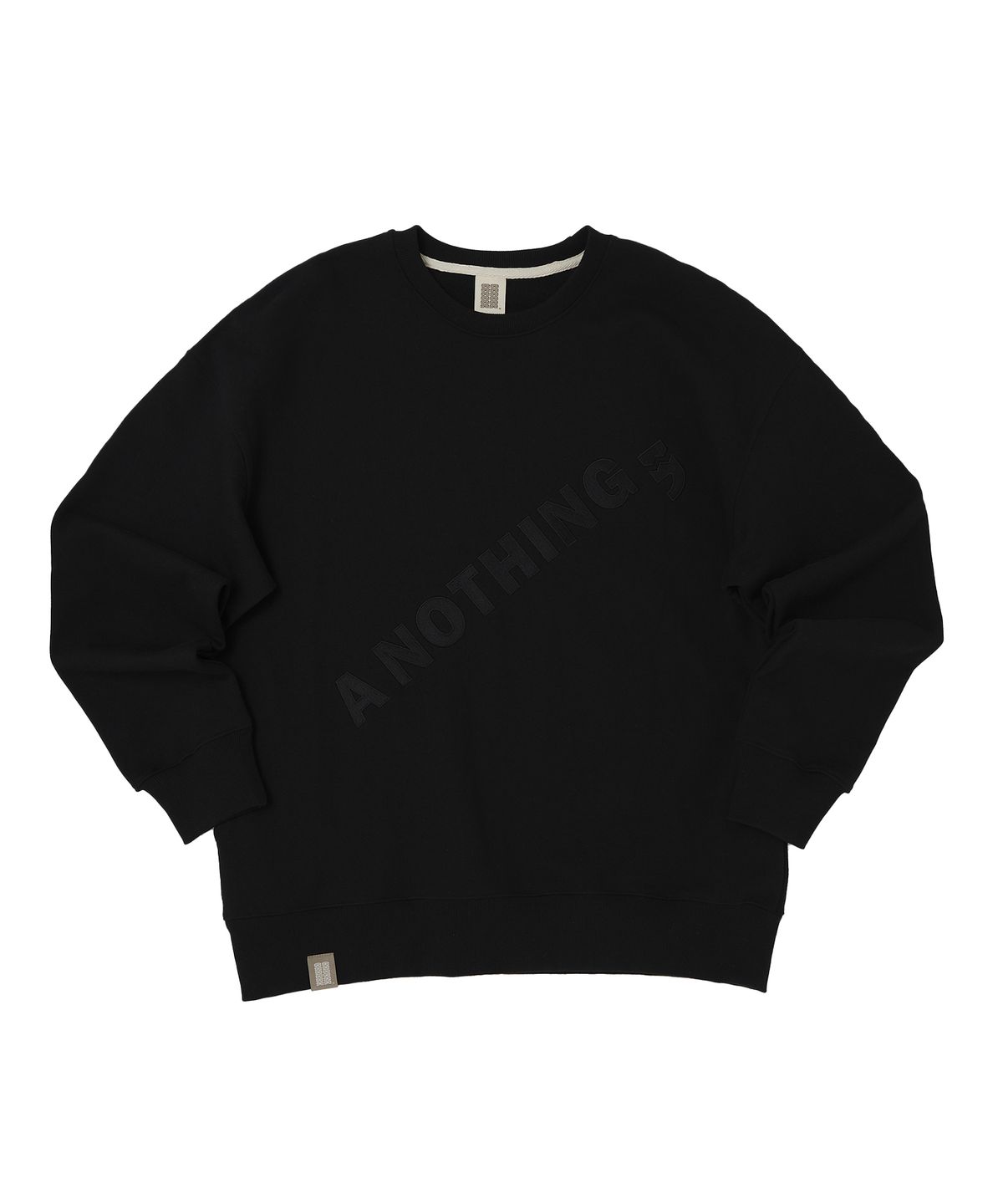 어낫띵(A NOTHING) DIAGONAL-EMBROIDERY MTM (Black)