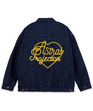 뉴 에이피 하트 오버핏 트러커 자켓_데님