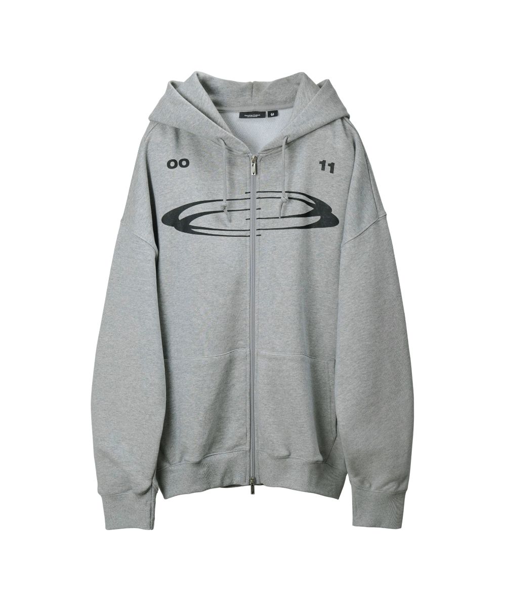 アウターその他 Opening Project Symbol Logo Zip Hoodie Melange Grey MUSINSA | OPENING PROJECT Symbol Logo Zip Hoodie - Melange Gray