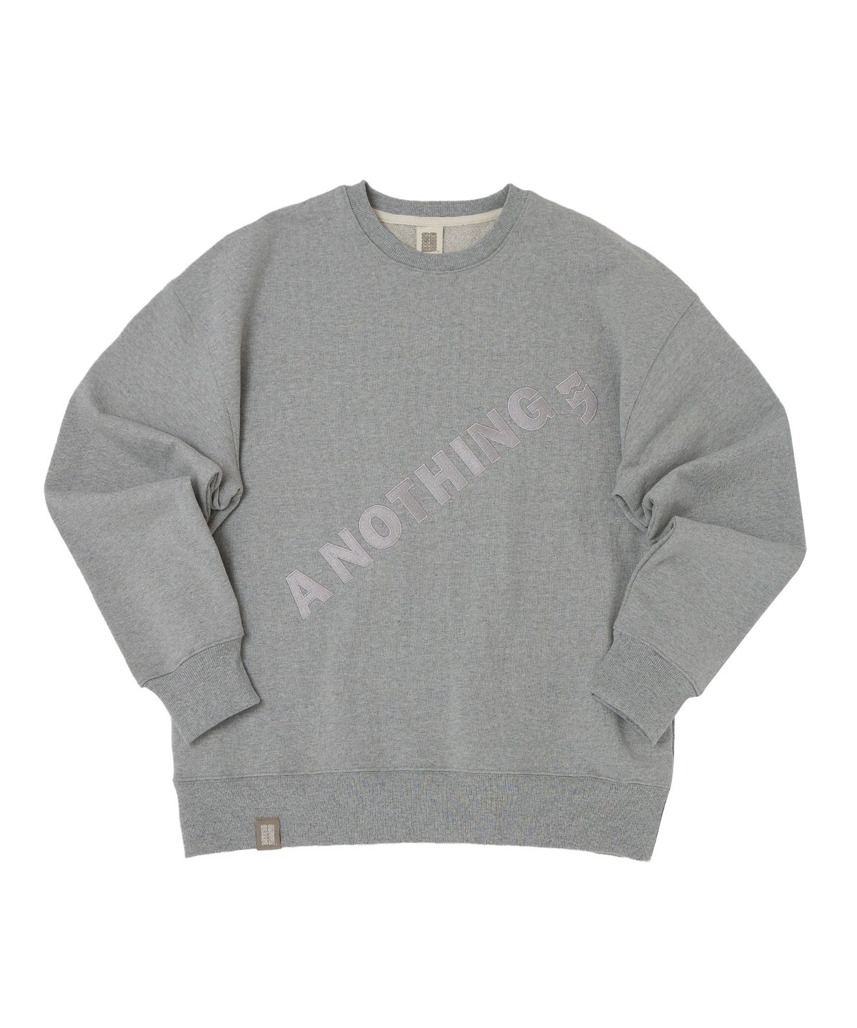 어낫띵(A NOTHING) DIAGONAL-EMBROIDERY MTM (Gray)